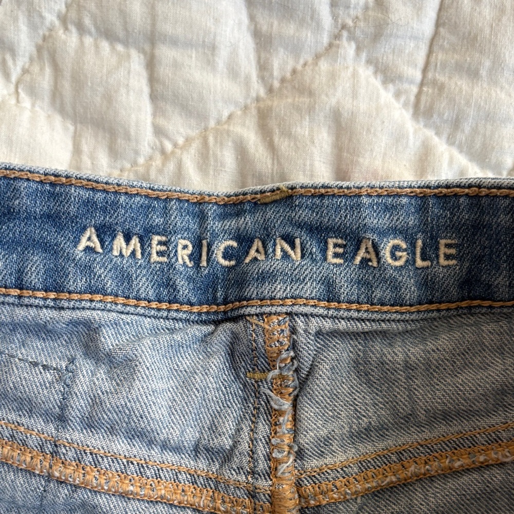 AE Patchwork Denim Women's Shorts - Picture 2 of 5